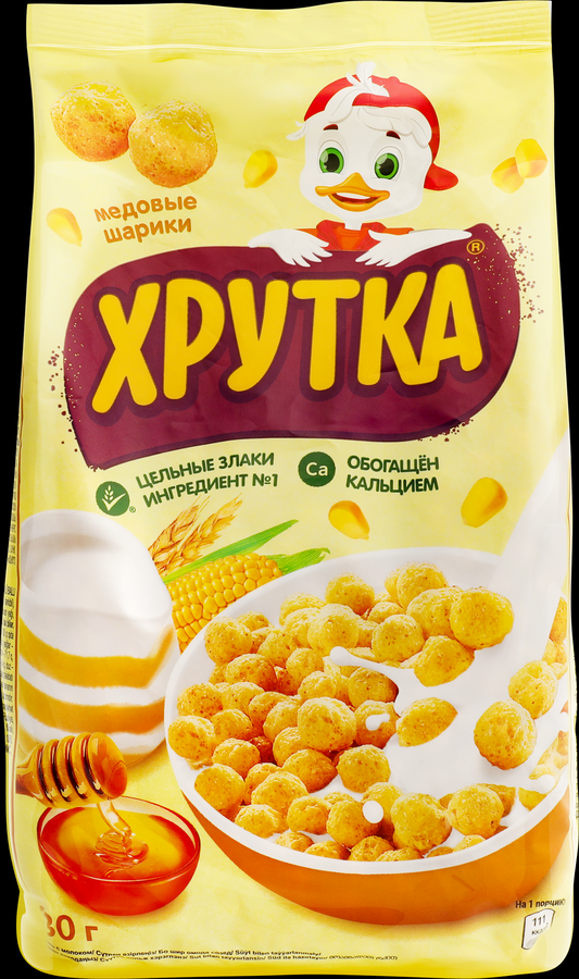 Готовый завтрак Хрутка Медовые шарики 230 г