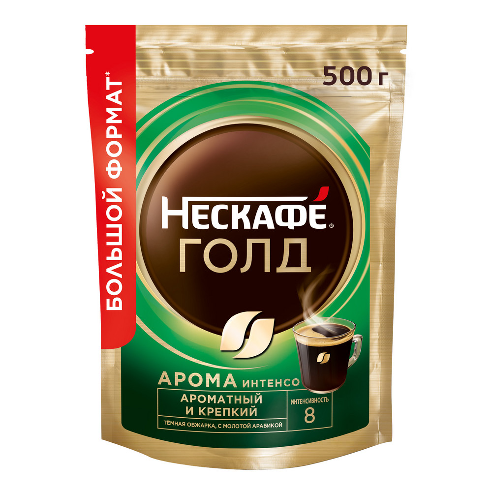 Кофе растворимый Nescafe Gold , 500 г р