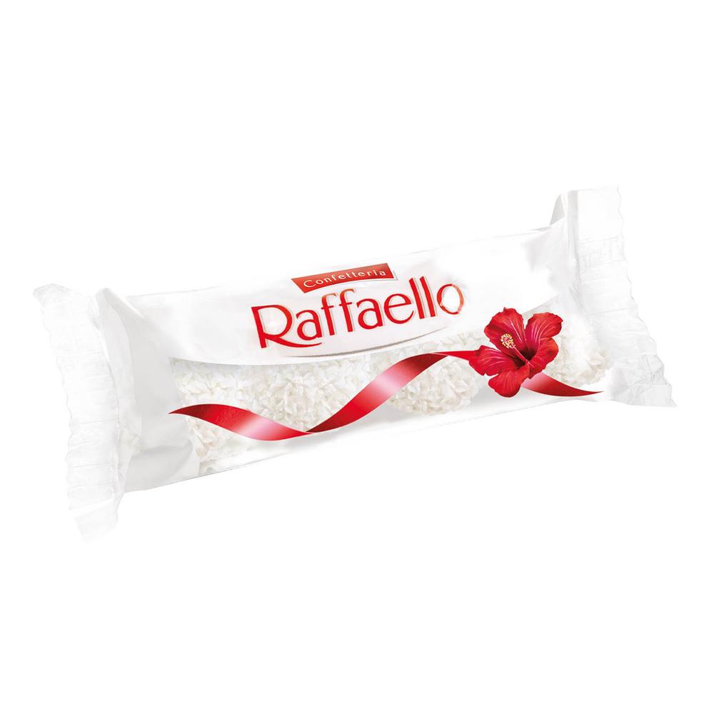 Конфеты Raffaello с цельным миндальным орехом в кокосовой обсыпке, 40 гр