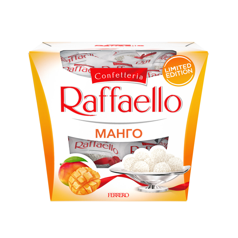 Конфеты Раффаэлло с миндалем и манго, 130гр