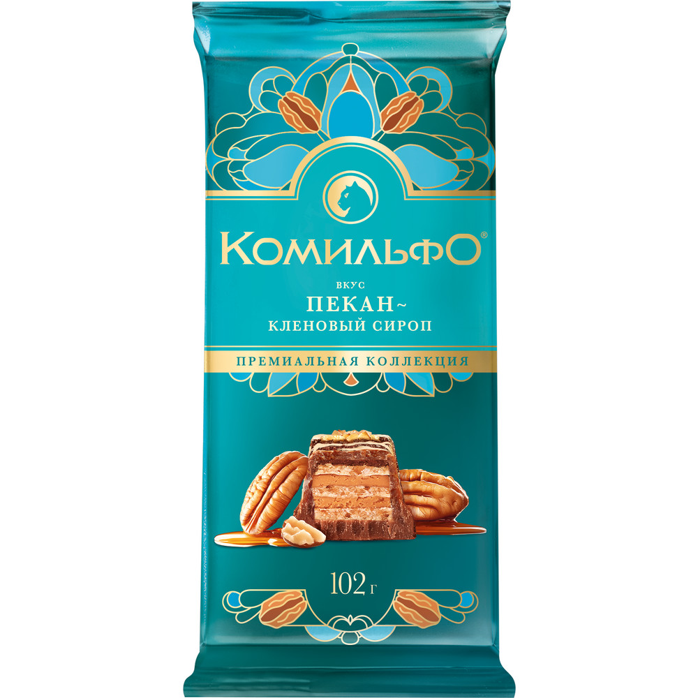 Шоколад Комильфо Вкус пекан, 102г