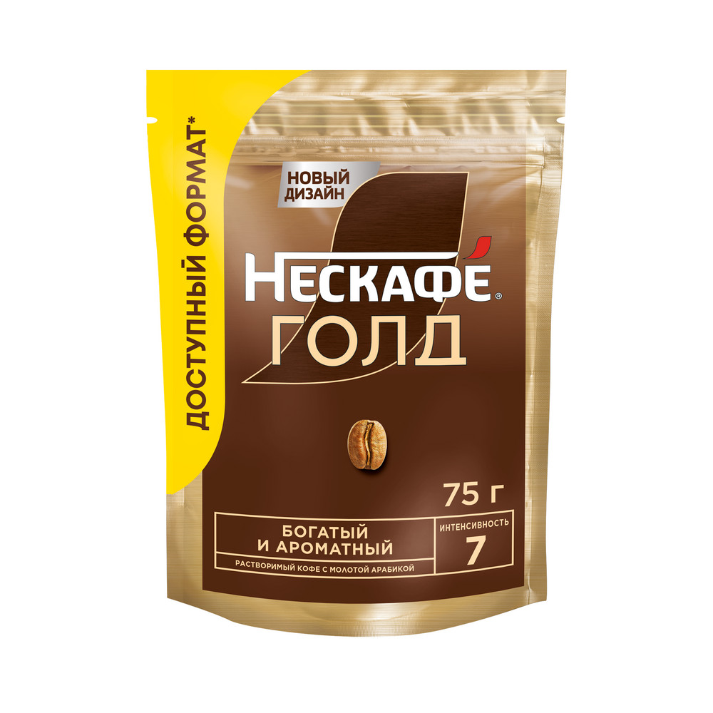 Кофе растворимый NESCAFE GOLD, 75 г