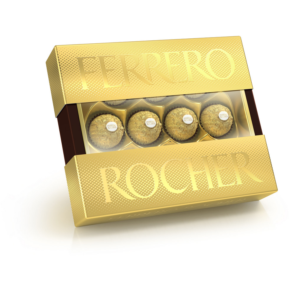 Конфеты Ferrero Rocher из молочного шоколада, 125 г