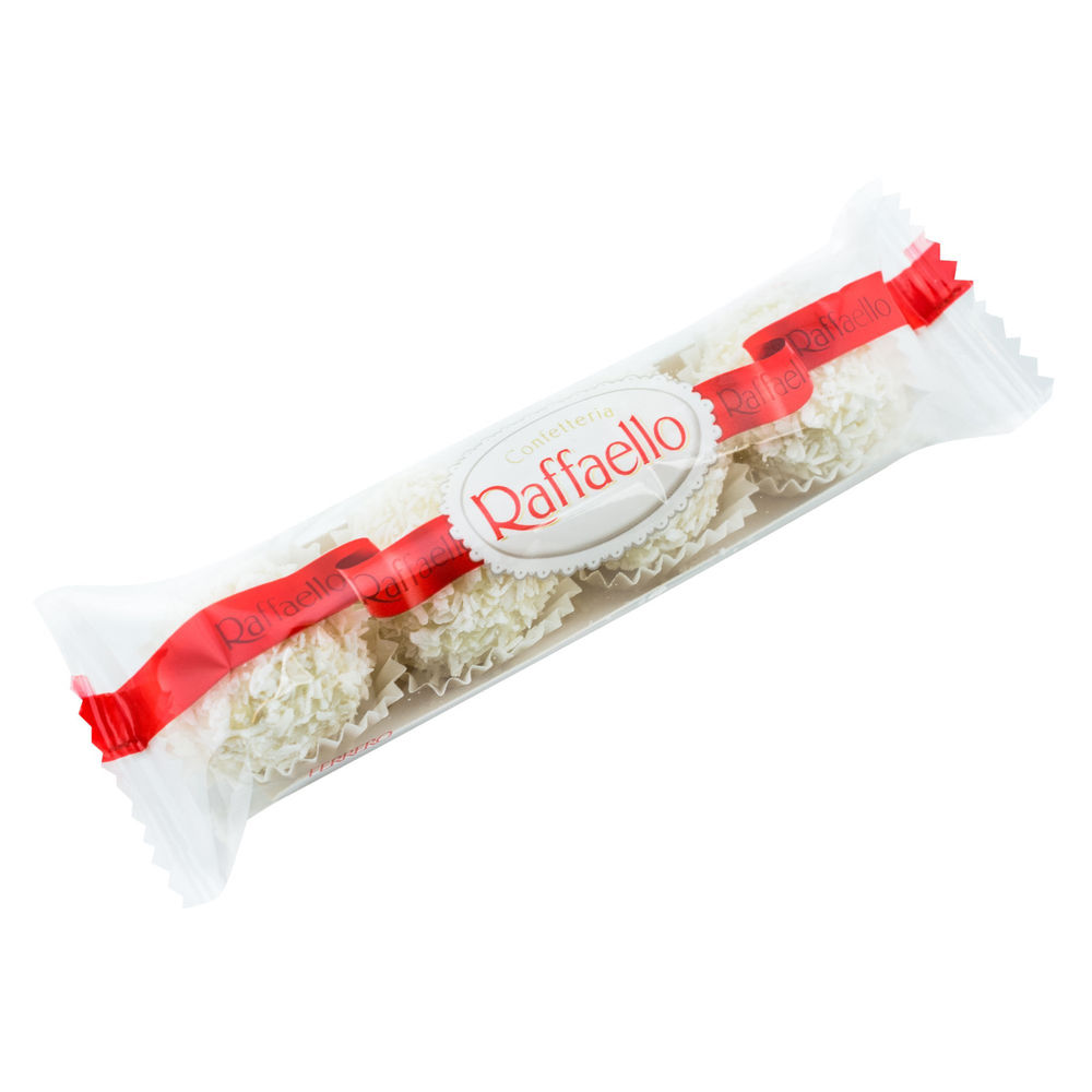 Конфеты Raffaello с цельным миндальным орехом в кокосовой обсыпке, 40 г