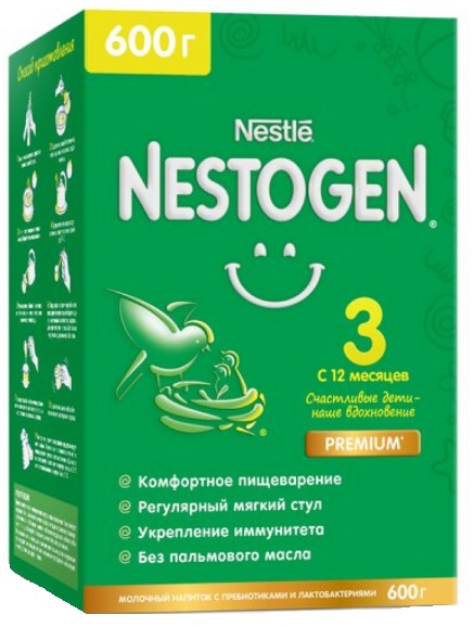 Сухая молочная смесь Nestogen-3 600 г